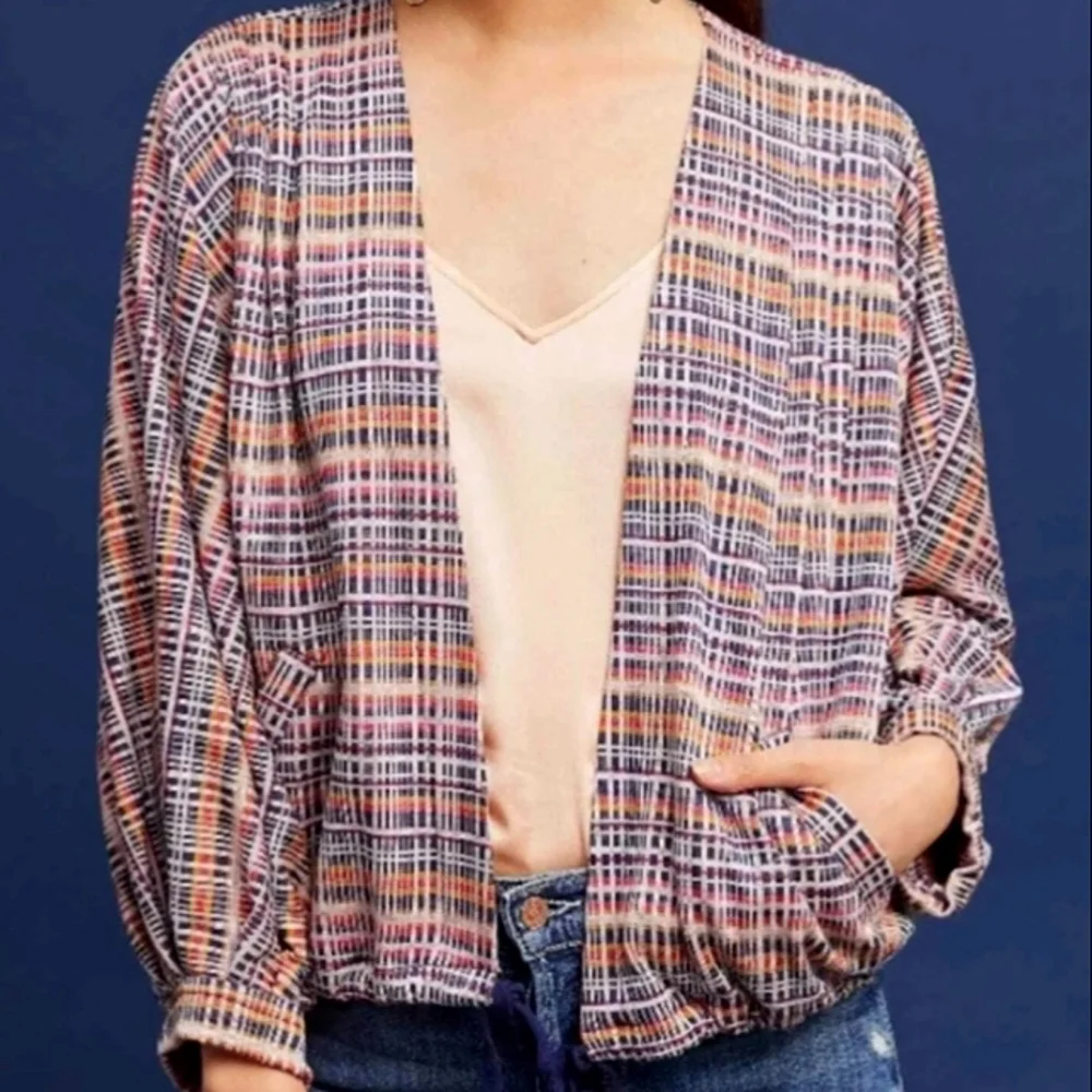 🌷3/$20🌷NWOT Anthro Akemi+Kin Oversized Jacket - Picture 2 of 8